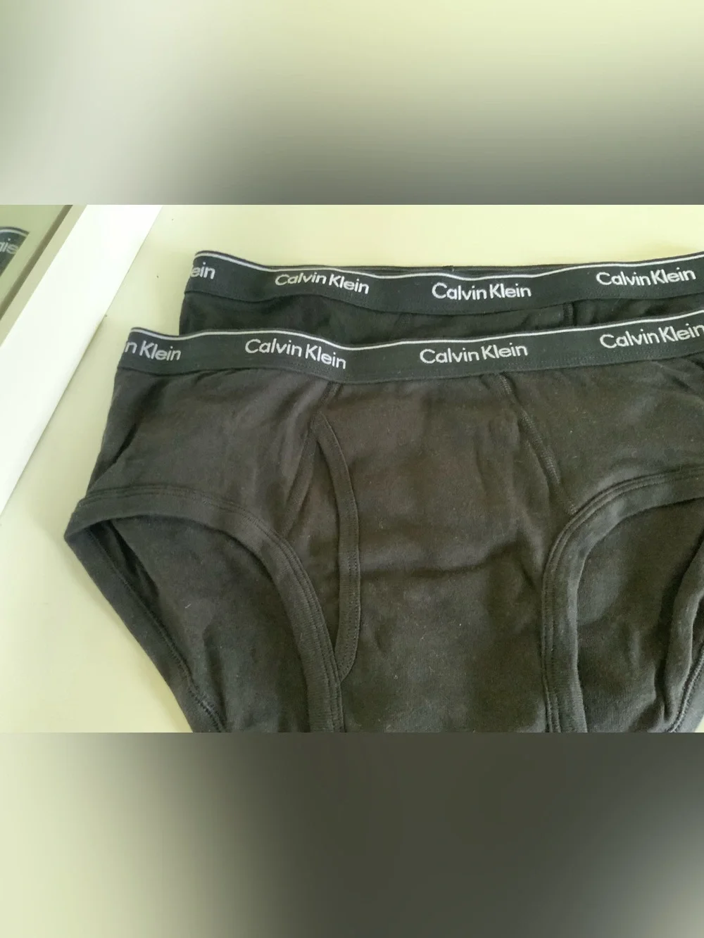 Calvin Klein Black Logo Waistband Men's Briefs